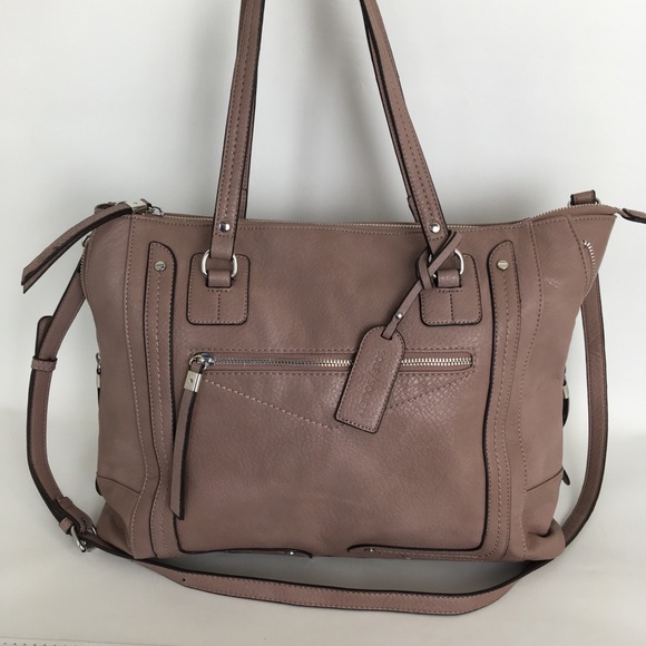 Sole Society Handbags - Sole Society Satchel Bag Vegan Leather Purple